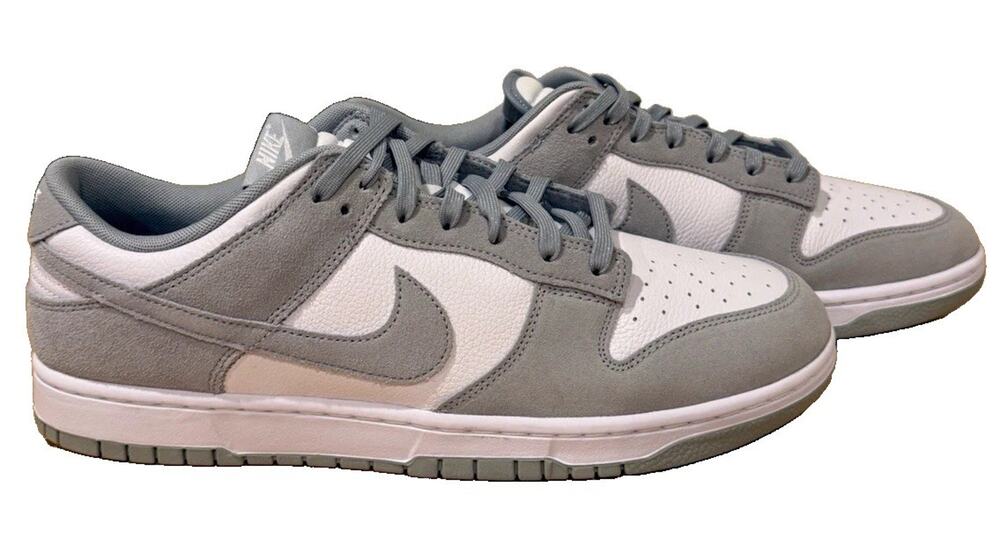 Nike Dunk Low SE Men’s 14 White Light Pumice Gray FQ8249-101 New No Box